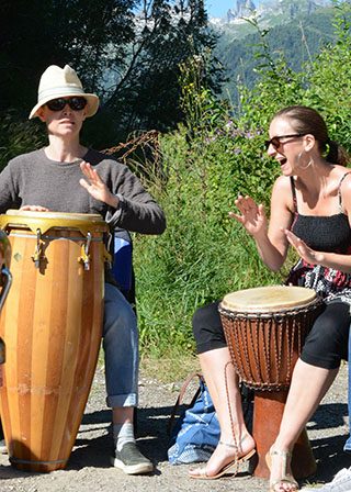 Cours de Percussions, Colonie de vacances Ulysséo, Cours batterie-percussions